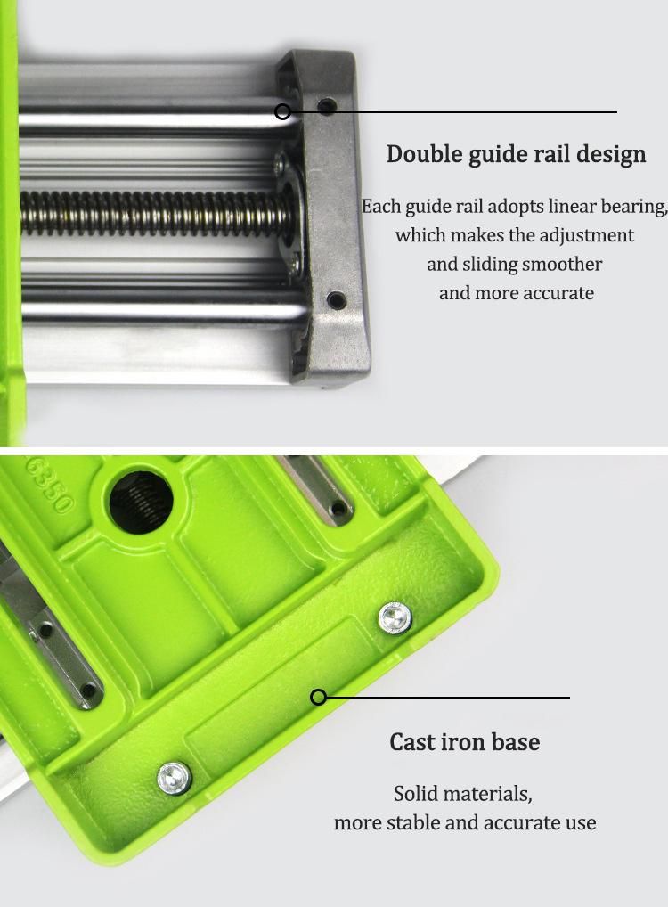 Cross Milling Machine Worktable Small Aluminum Alloy Drill Milling Machine with Bench Drill Electric Drill Bracket Use