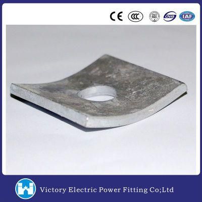 Galvanized Fastener Curved Square Washer