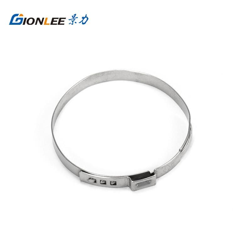 SS304 Muffler Custom Hose Clamp Stainless Exhaust Clamp
