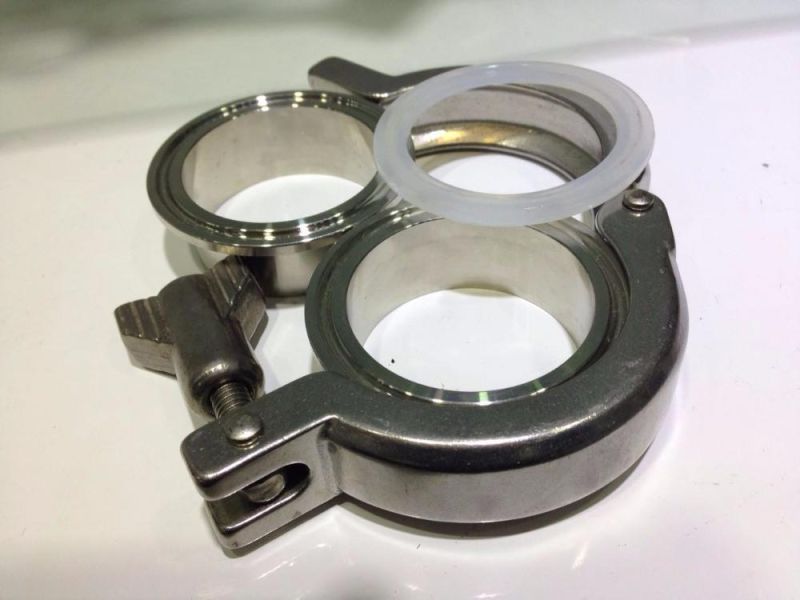 Full Line of Stainless Steel Sanitary Clamp Fittings Clamp