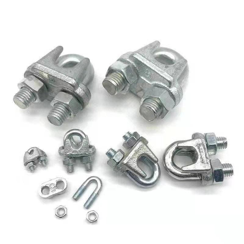 GB Steel Wire Rope Clip Galvanized Chuck Heavy Steel Wire Rope Clip U Type Steel Wire Clip