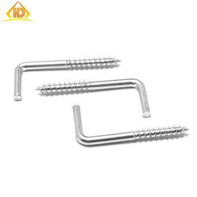 St2.2 St2.5 St2.9 St2.6 St3 St3.4 Square U Type Customized Bolt Stainless Steel 304 316 Zinc L U J I Square Pipe Wood Furniture Hook Screw