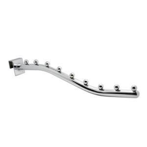 Guangzhou Metal Chrome Display Hook with Beads