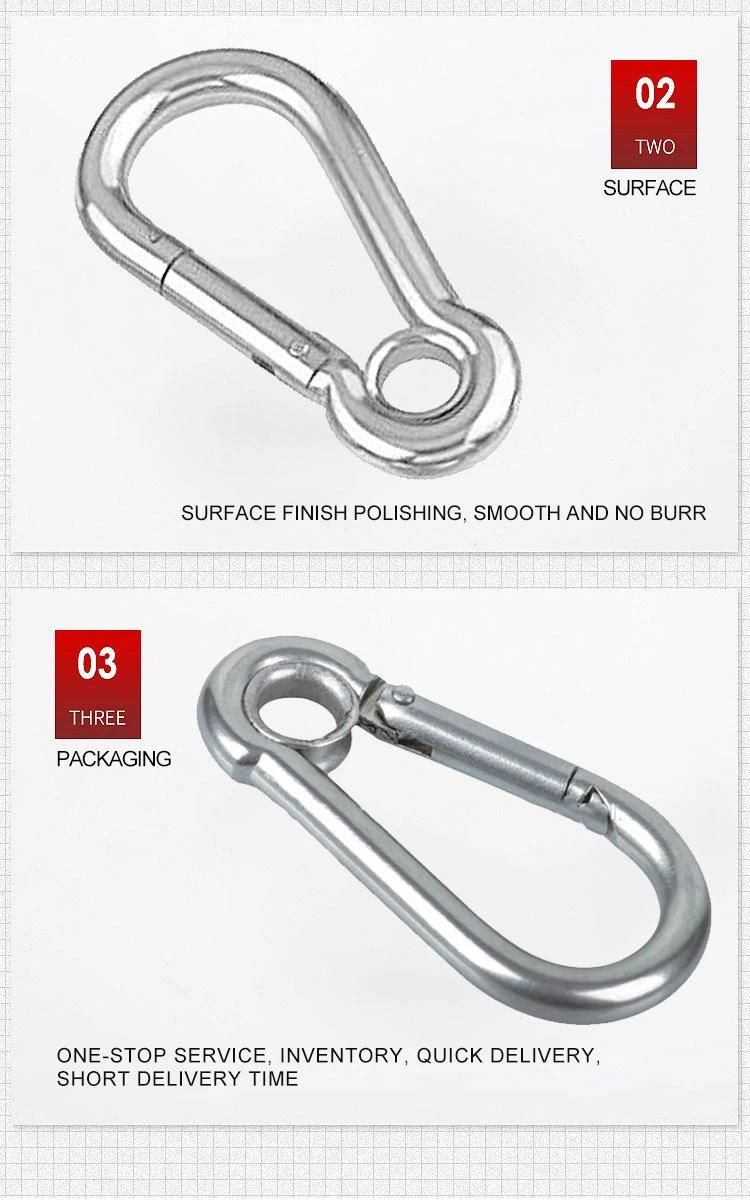 Forged Steel Cotter Swivel Spring Carabiner Snap Hook