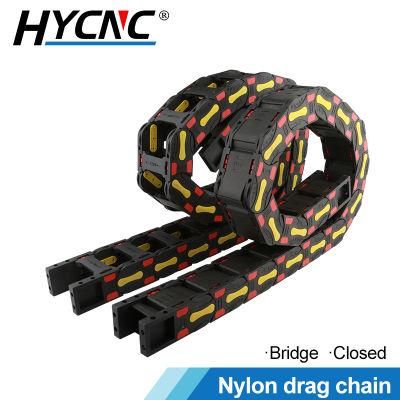 Nylon Bridge Cable Chain Drag Chain Transmission Enclosed Transmission Drag Chain Wire, 3D Printer CNC Milling Machine Machine