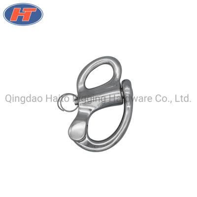 SS304/SS316 Stainless Steel Fixed Swivel Snap Shackle with High Polished