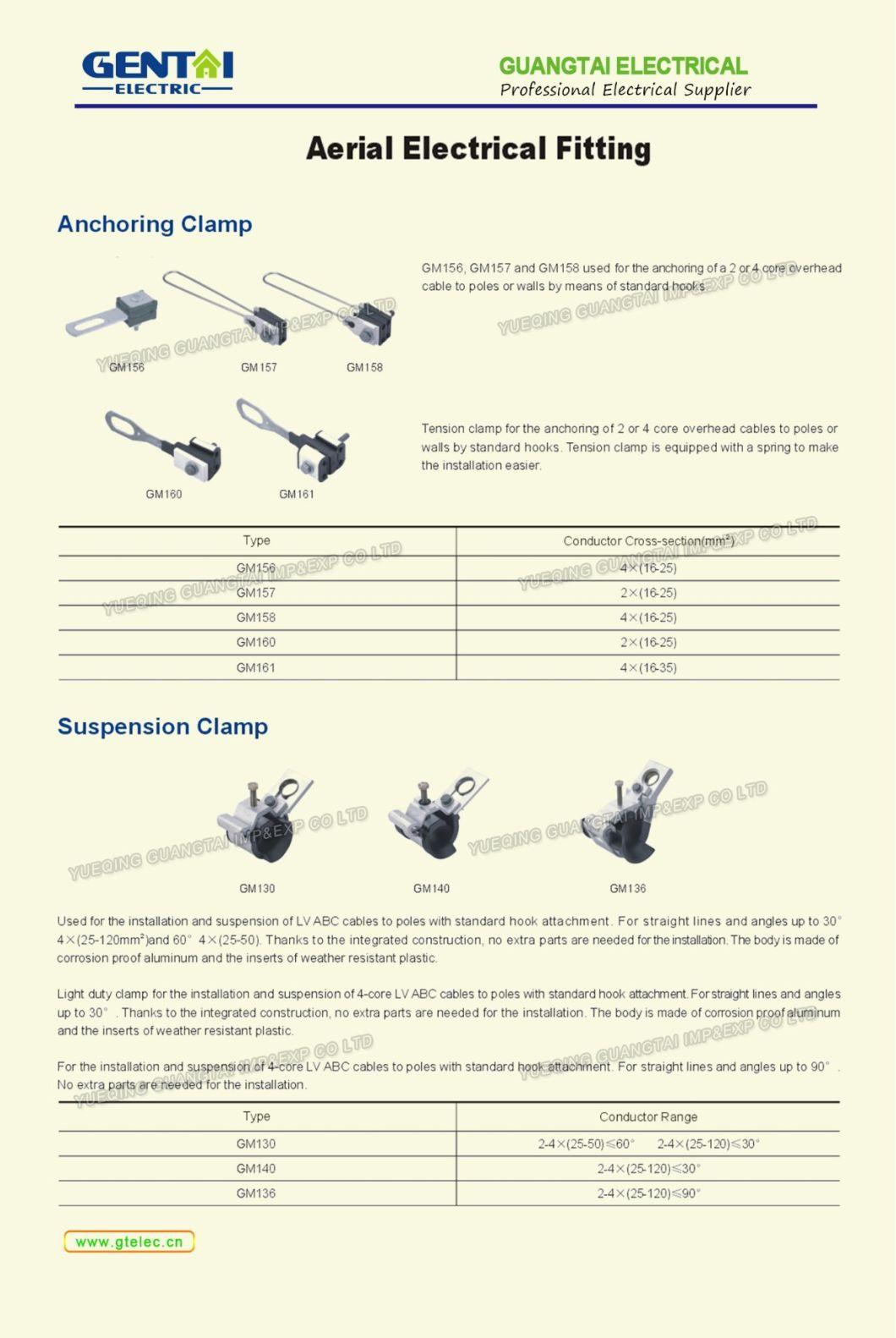 Aluminum Anchoring Tension Strain Clamp