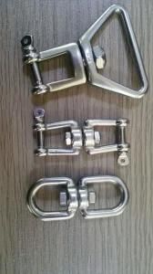 Stainless Steel Swivel with Eye and Eye/Eye and Jaw/Jaw and Jaw