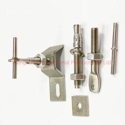 Hot Sale Stainless Steel Z Bracket with Pin Flat Bot for Marble Fixing System