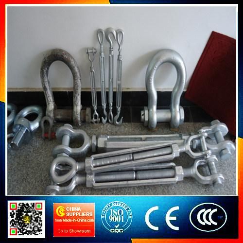 Large Dee Screw Pin Shackle Chain Shackle Straight Shackle Galvanized