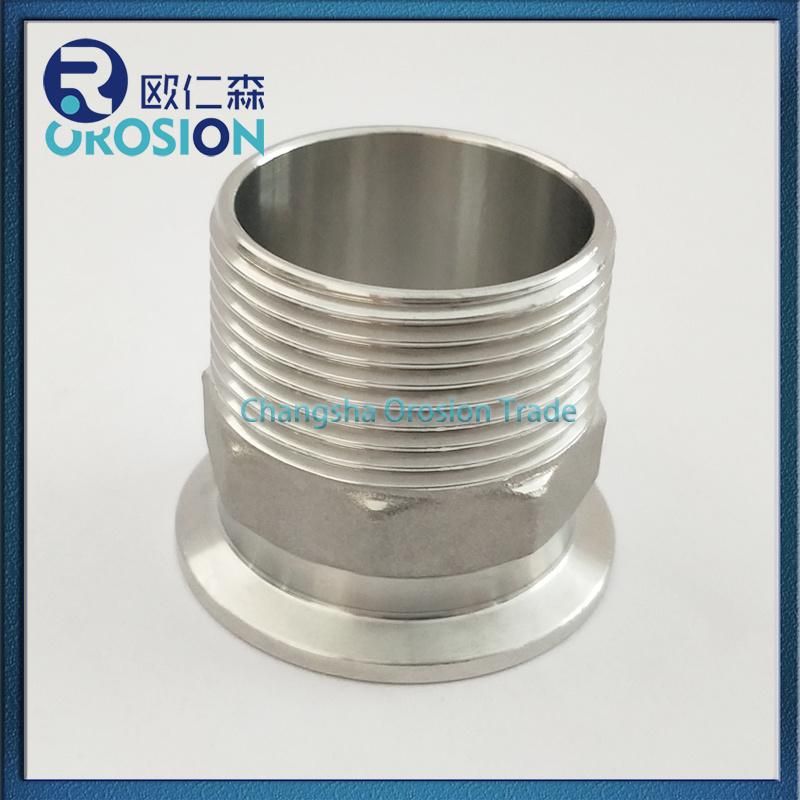 Stainless Steel 6 Angle Male Adaptors for Sanitary Grade