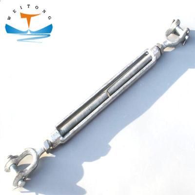 Marine Swivel Us Type Jaw and Eye Turnbuckle Drop Forged Steel Hook and Hook Turnbuckle