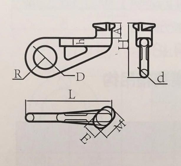 Container Hook Left Type