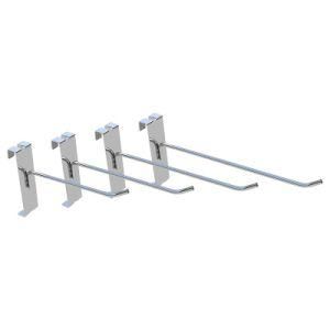 Chrome Metal Wall Grid Display Hook for Store/Supermarket