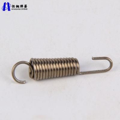 Custom Carbon Steel Flat Wire Extension Springs with Ends Hook