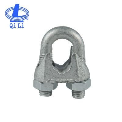 Electro Galvanized DIN741 Malleable Wire Rope Clip