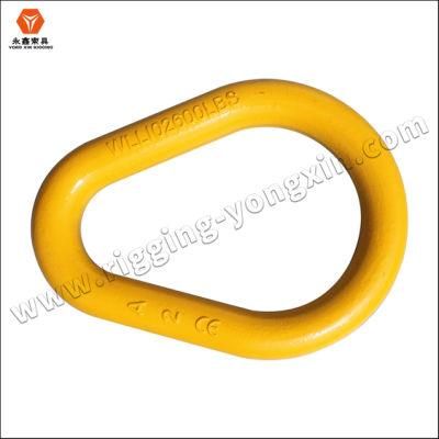 Factory Price Alloy Steel Forged Pear Shape Master Lifting Link for Chain Lifting|Forged Pear Shape Link Ring