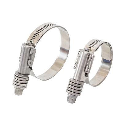 Heavy Duty Stainless Steel Perforate Hose Clips with Bolt