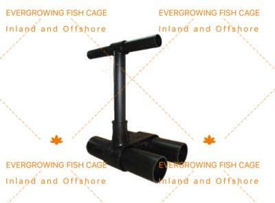 HDPE Square Aquaculture Cage Parts Fitting Walkway 250mm Fish Cage Bracket