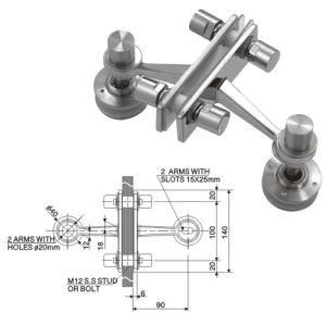 Glass Spider Fitting Connector