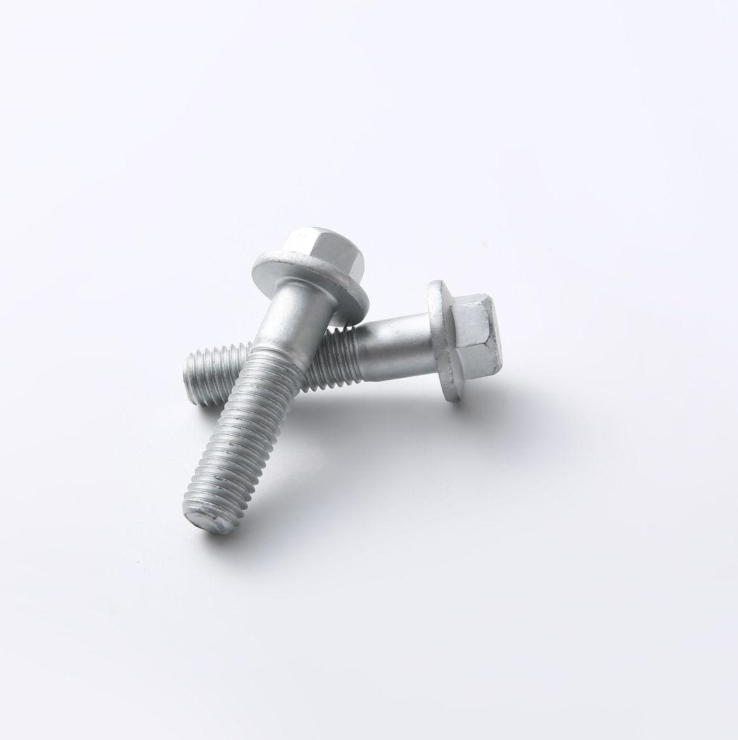 Hexagon Flange Bolts, HDG Flange Screws, Carbon Steel/Stainless Steel Bolts, with Serrated Bolts