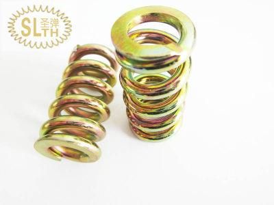 Music Wire Stainless Steel Compression Spring with Colored Zinc (SLTH-CS-002)