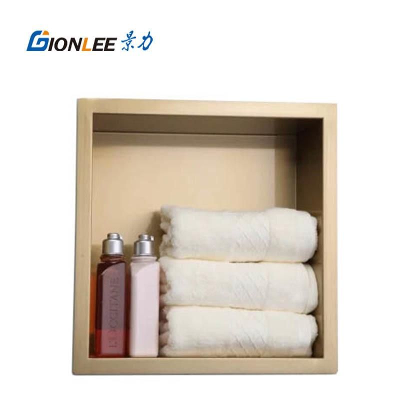 Good Look Stainless Steel Rose Golden Niches for Home/Hotel Bathroom/Toilet/Washing Room