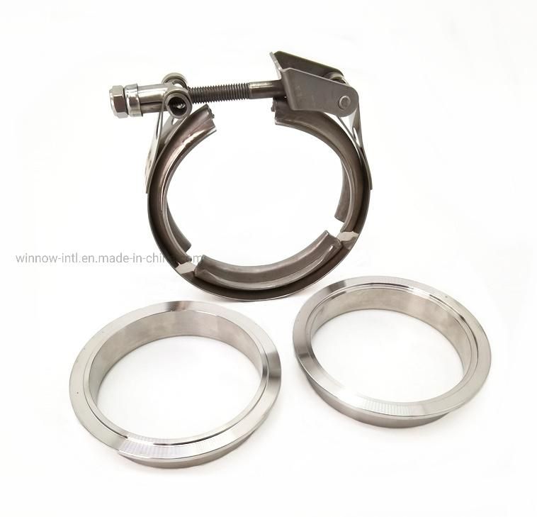 Clamp with Flange Kits Standard Exhaust V Band Hose Clamp