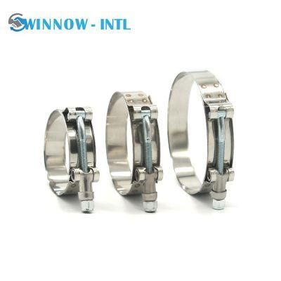 Manufacture Standard Stainless Steel 304 T-Bolt Hose Clamp