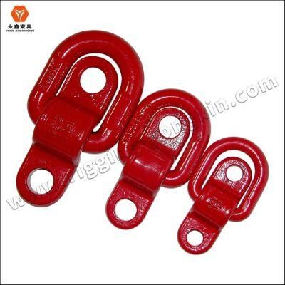 G80 Drop Forged Alloy Steel D Ring with Weld-on Wrap|G80 Lifting D Ring|G80 Rigging Hardware D Ring