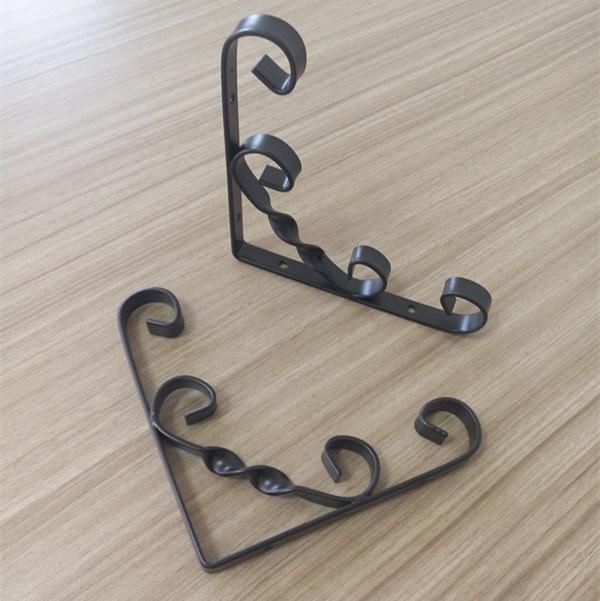 Matt Classic Welding Shelf Bracket with Hook