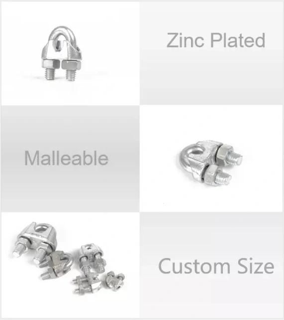 1/2′′ OEM Style Galvanized D-Type Rigging/Wire Rope Clamp Clip