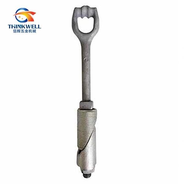 Hot DIP-Galvanized Twin Eye/Strand Screw Anchor Rod Bolt