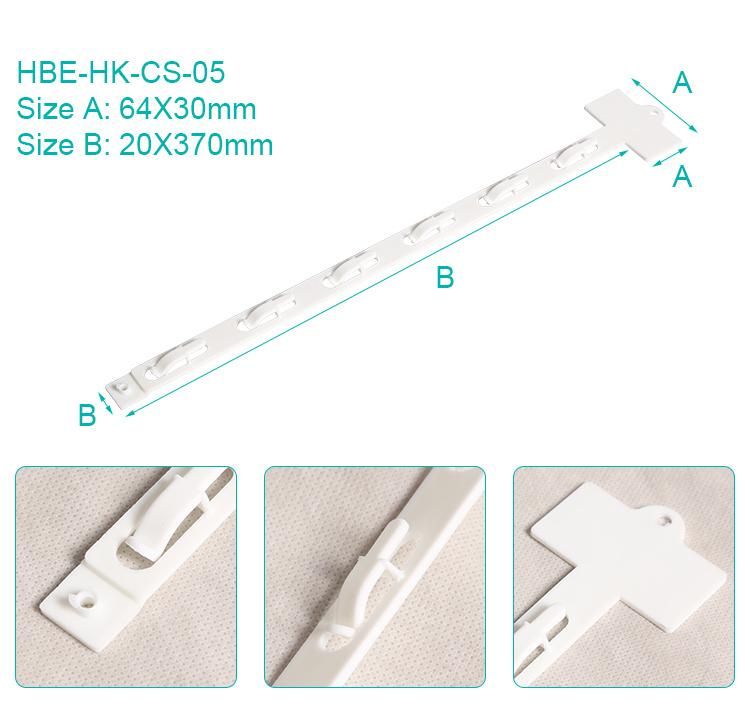 Plastic Supermarket Equipment Double Sided Merchandiser Strip