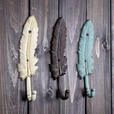 Feather Wall Hanger &amp; Metal Wall Hooks