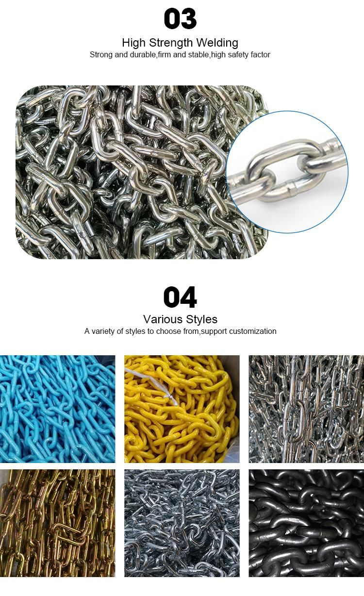 Electric Galvanized Ordinary Medium Link Chain