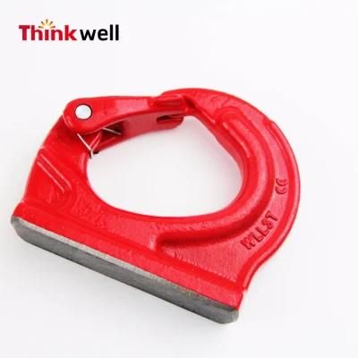 Lifting Forged Alloy Steel G80 Excavator Weld-on Hooks