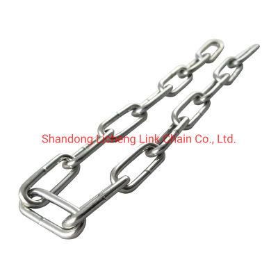 Gr3 Ele-Galvanized 10mm Long Link Chain, 100meters/PCS