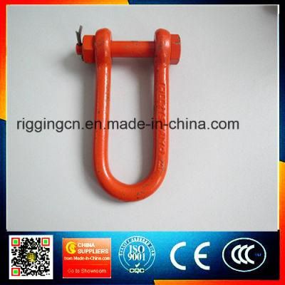 Forged Long D Shackle with safety Nut