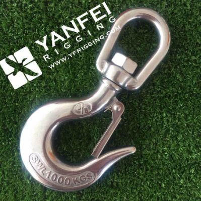 12mm Stainless Steel Swivel Hook with Safety Catch