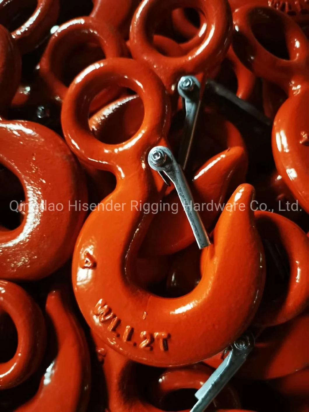 Rigging European Type Forged G80 Swivel Grab Hook of Hardware