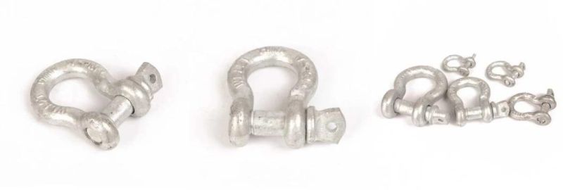 RF 5/16′′ Hot Dipped Galvanized Steel Screw Pin Anchor Shackle