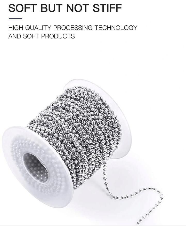 High Quality 4.5mm Stainless Steel Ball Chain for Curtains