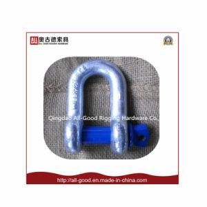 Us Type Galvanized Chain Shackle with Painted Screw Pin