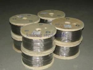 AISI 316/304 Stainless Steel Wire Rope 1*19-1.5mm