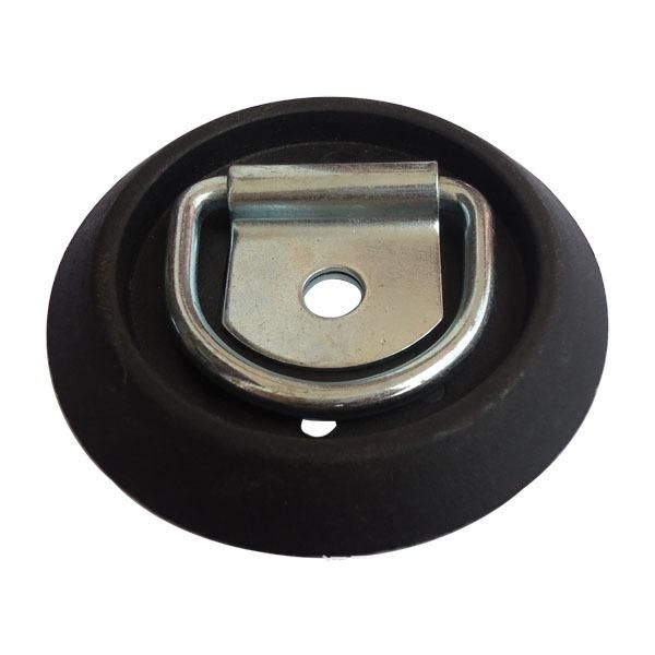 Flush Mount D Rings with Anti-Rattle Rubber Grommet
