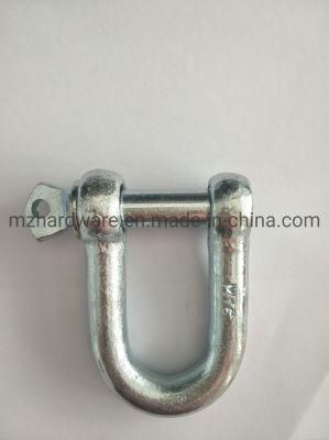 Galvanized Adjustable U. S Drop Forged Screw Pin D Shackle
