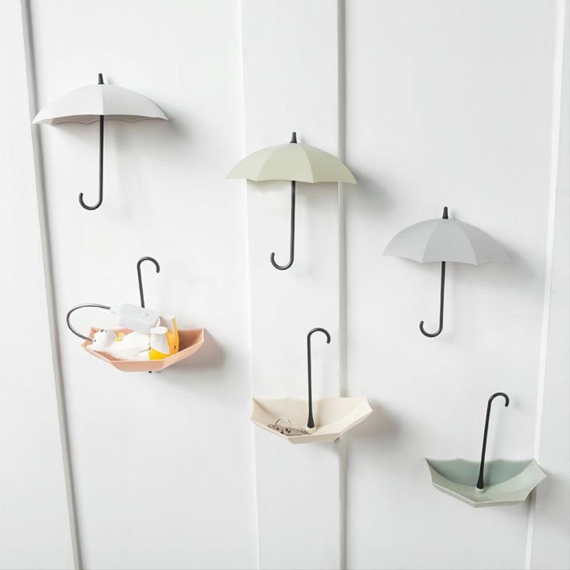 3PCS Set Colorful Umbrella Sticky Hook