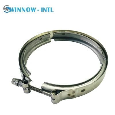 V Clamp Compression Stainless Glass PVC Pipe Connectors Clamp