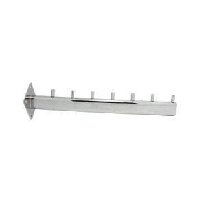 Metal Chrome Wall Mounted Display Straight Arm Hook